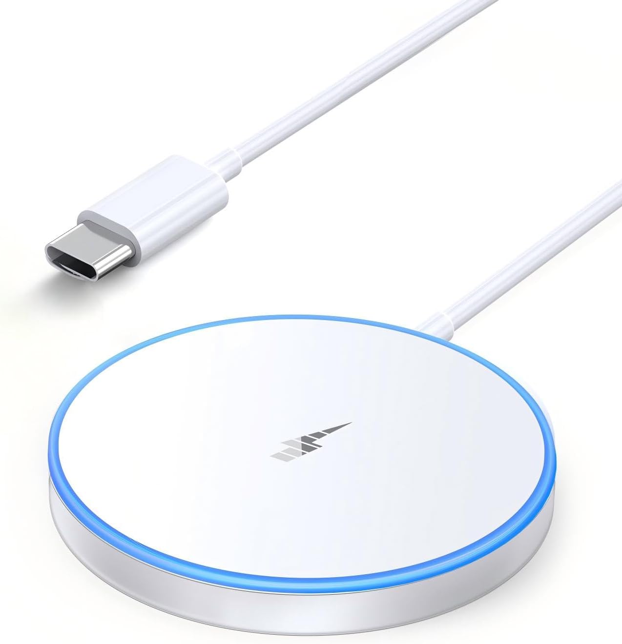 Magnetic Wireless Charger 15w Charger for 17 Pro Max\/17 Pro\/17\/17 Air\/16\/15\/14\/13\/12 Series AirPods 3\/2\/Pro\/Pro 2 LED Magnet Charging Pad
