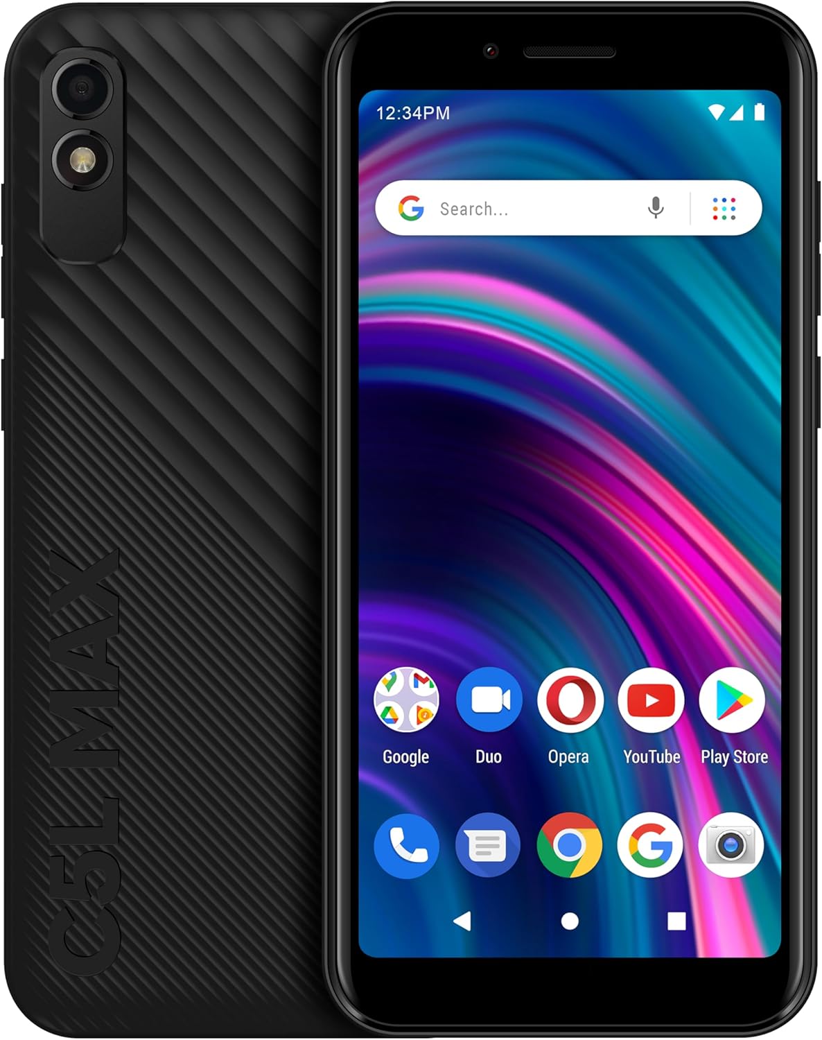 BLU C5L MAX | 2024 | All-Day Battery | GSM Unlocked | 5.7\u201D Display | 16\/2GB |US Version | US Warranty | Black