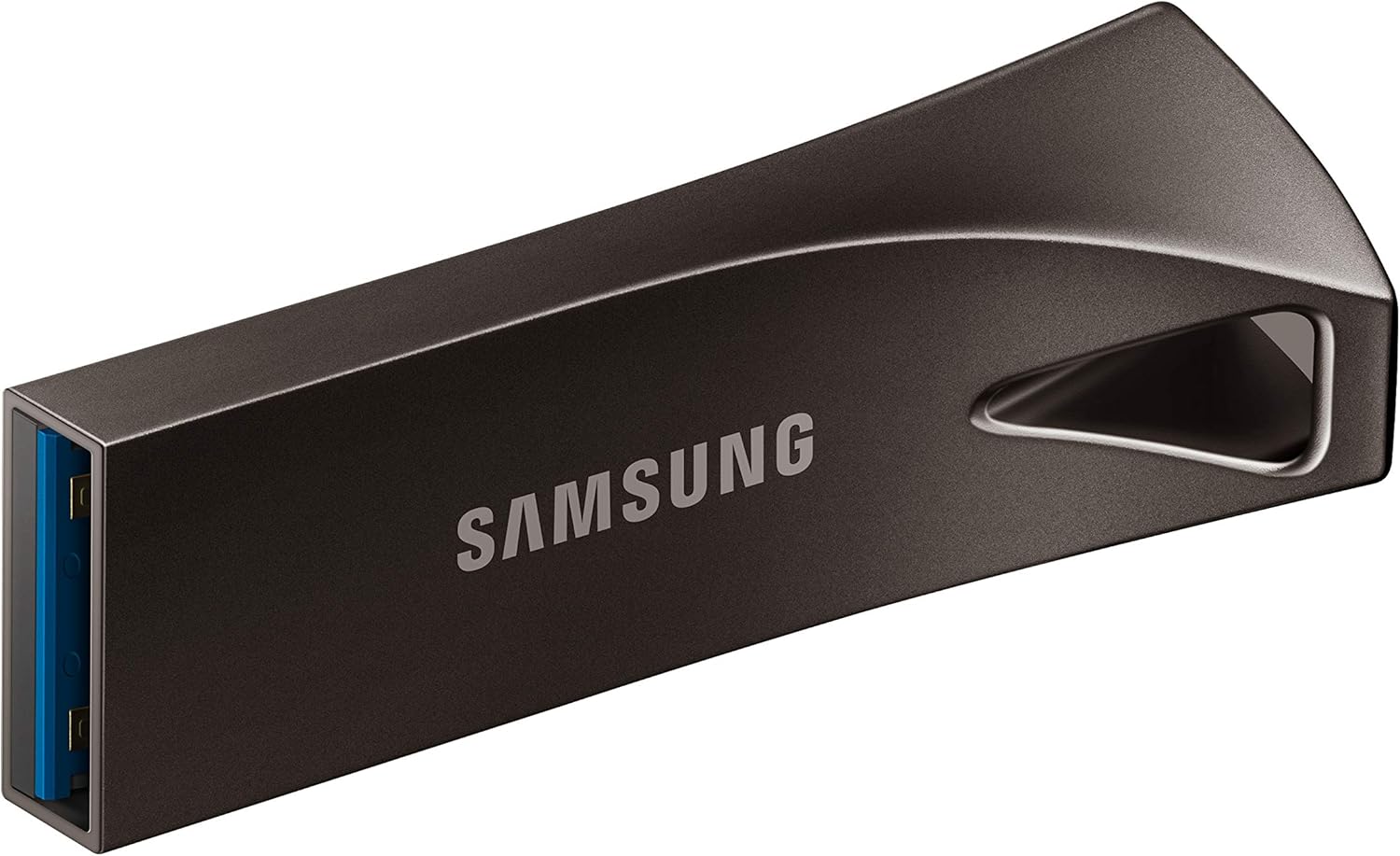 SAMSUNG BAR Plus 3.1 USB Flash Drive, 128GB, 400MB\/s, Rugged Metal Casing, Storage Expansion for Photos, Videos, Music, Files, MUF-128BE4\/AM, Titan Grey