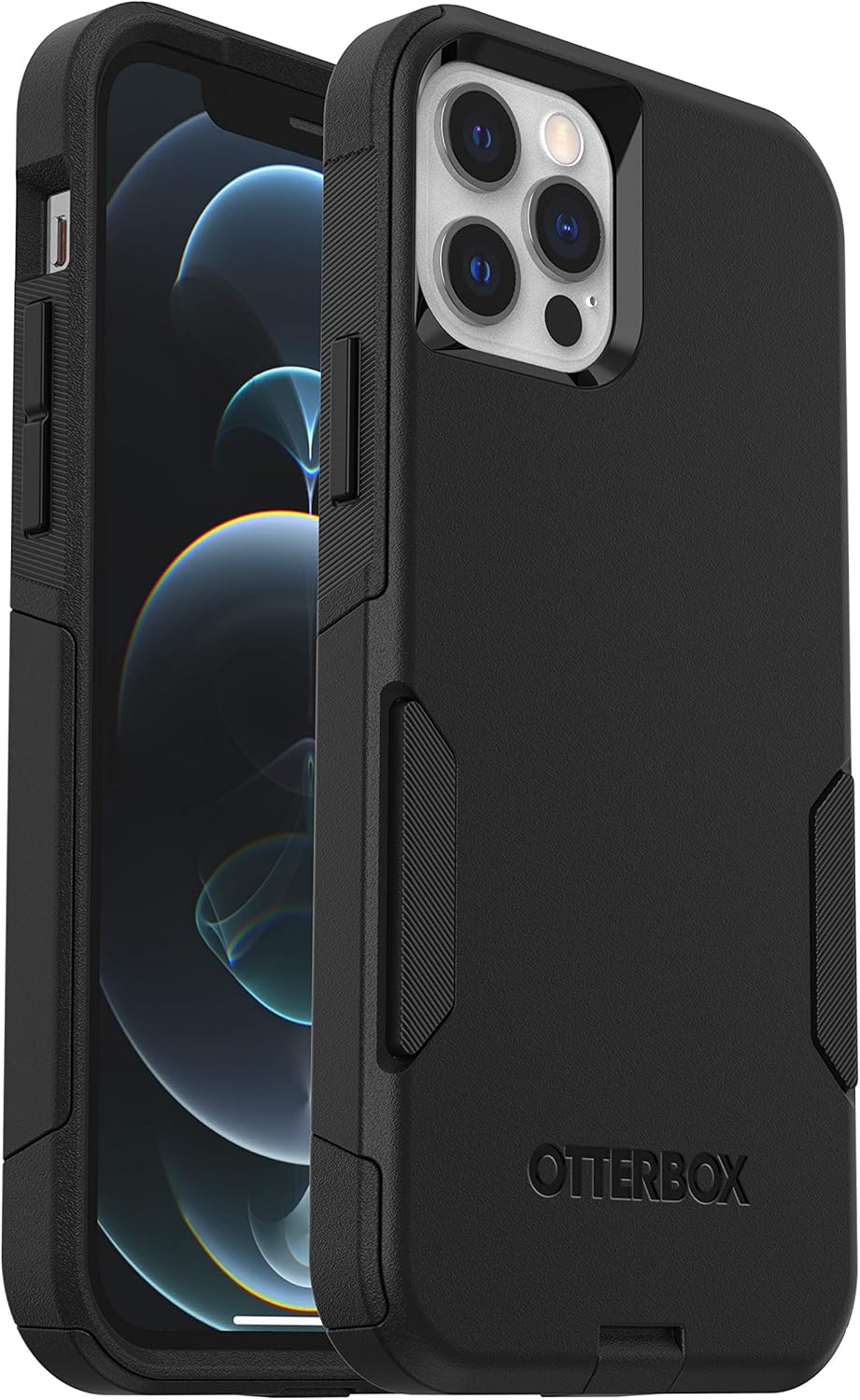 OtterBox iPhone 12 &amp; iPhone 12 Pro Commuter Series Case - Black, Slim &amp; Tough, Pocket-Friendly, with Port Protection