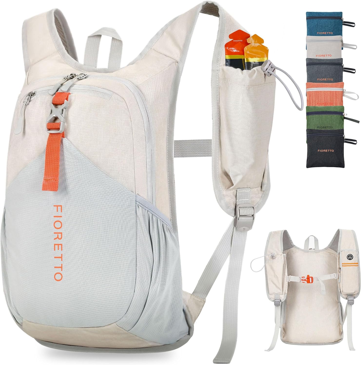 FIORETTO 10L\/15L\/20L Hiking Backpack for Women Men Mini Packable Backpack Lightweight Small Daypack for Travel Camping